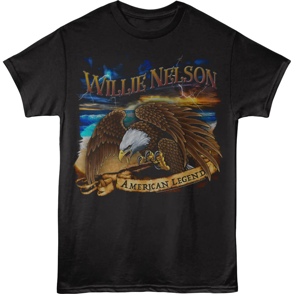American Legend Banner Willie Nelson Tshirt